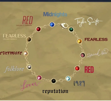 Carregar imagem no visualizador da galeria, Pulseira Taylor Swift Midnights Edição Limitada
